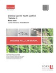 Criminal Law II: Youth Justice (Volume I): 2017-18