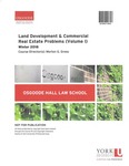 Land Development & Commercial Real Estate Problems (Volume I): 2017-18