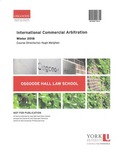 International Commercial Arbitration: 2017-18