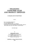 Financing Consumer Sales and Product Defences in Canada and the United States