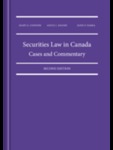 Securities Law in Canada: Cases and Commentary, 2nd Edition