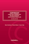 Copyright: Cases and Commentary on the Canadian and International Law, Second Edition by Barry B. Sookman, Steven Mason, and Carys Craig