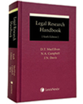 Legal Research Handbook, 6th Edition by Douglass T. MacEllven, Neil A. Campbell, and John N. Davis
