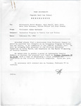 Memorandum on the Intensive Program in Public Law and Policy at Osgoode Hall Law School, 1986-87 by Frederick H. Zemans