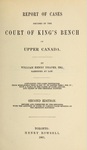 Draper Upper Canada King’s Bench Reports, 1829-1831 (1 v)