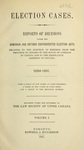 Ontario Election Cases, 1884-1900 (2 v)