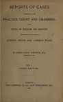 Ontario Practice Reports, 1848-1900 (19 v)