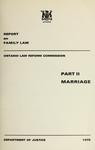 Report on Family Law: Part II - Marriage by Ontario Law Reform Commission
