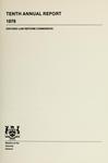 Tenth Annual Report, 1976 by Ontario Law Reform Commission