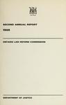 Second Annual Report, 1968 by Ontario Law Reform Commission